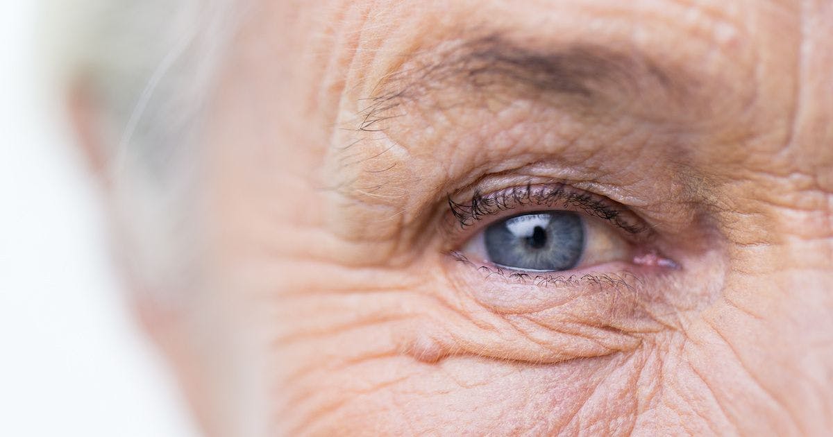old woman eye