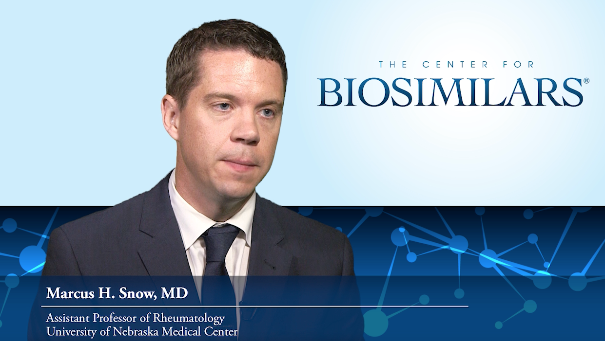 Dr Marcus Snow: Automatic Substitution of Biosimilars in Rheumatology