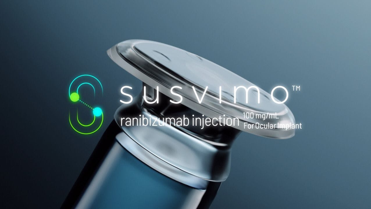 susvimo product with the logo over it