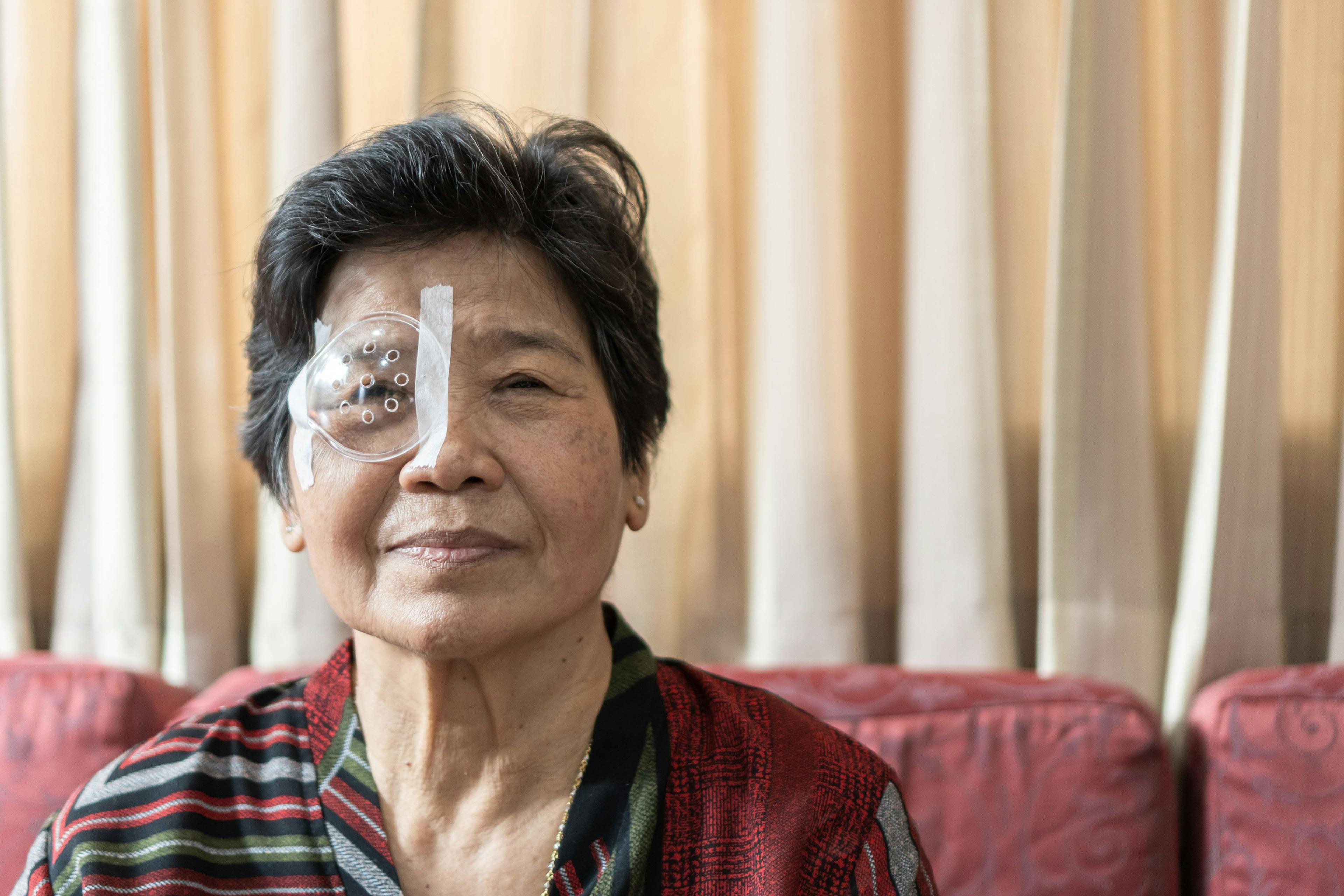 Elder Asian woman with eye care treatment | Image Credit: Chinnapong - stock.adobe.com
