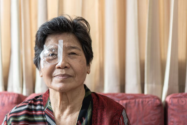 Elder Asian woman with eye care treatment | Image Credit: Chinnapong - stock.adobe.com