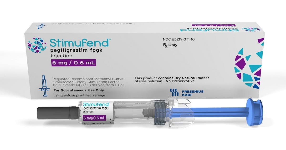 box of stimufend with prefilled syringe