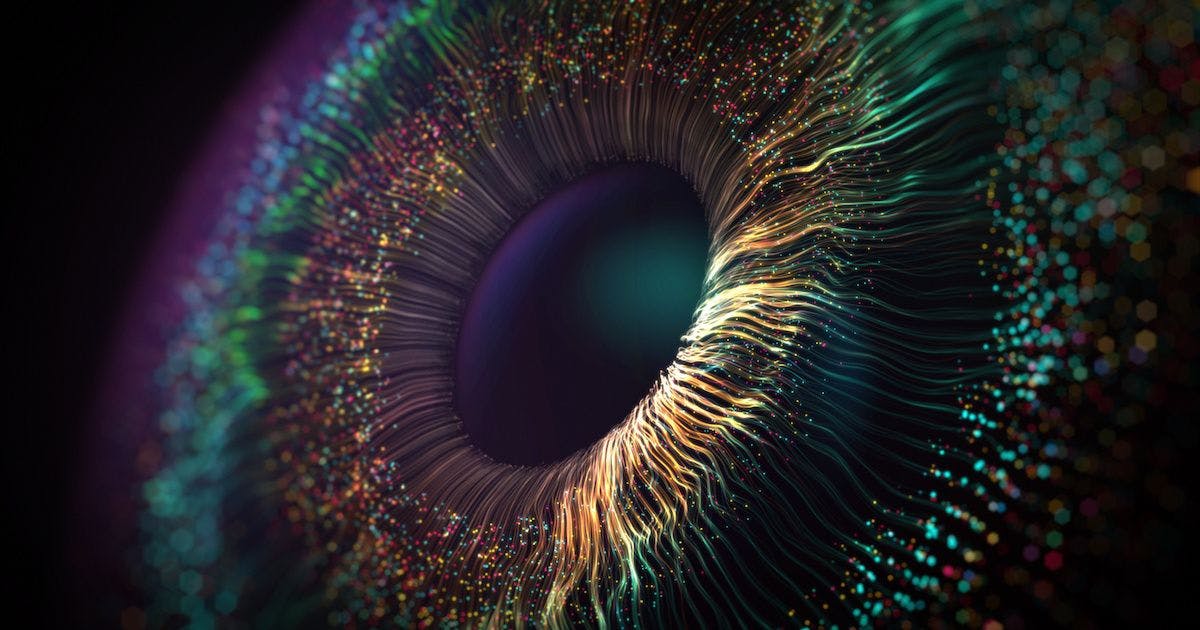 Computerized close-up of an eye | Image credit: Ayesha  - stock.adobe.com.